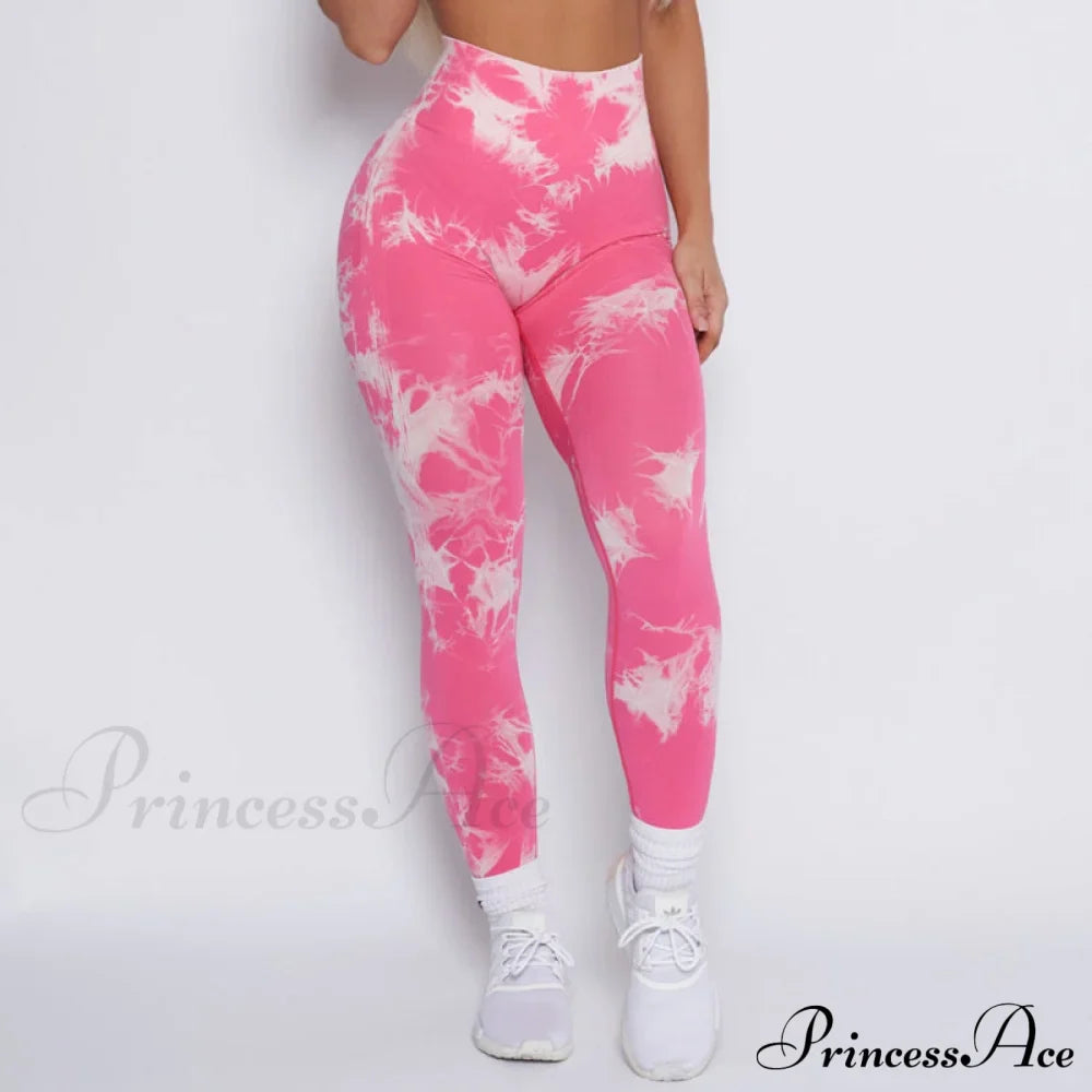 New Lightning Marble Scrunch Butt Leggings