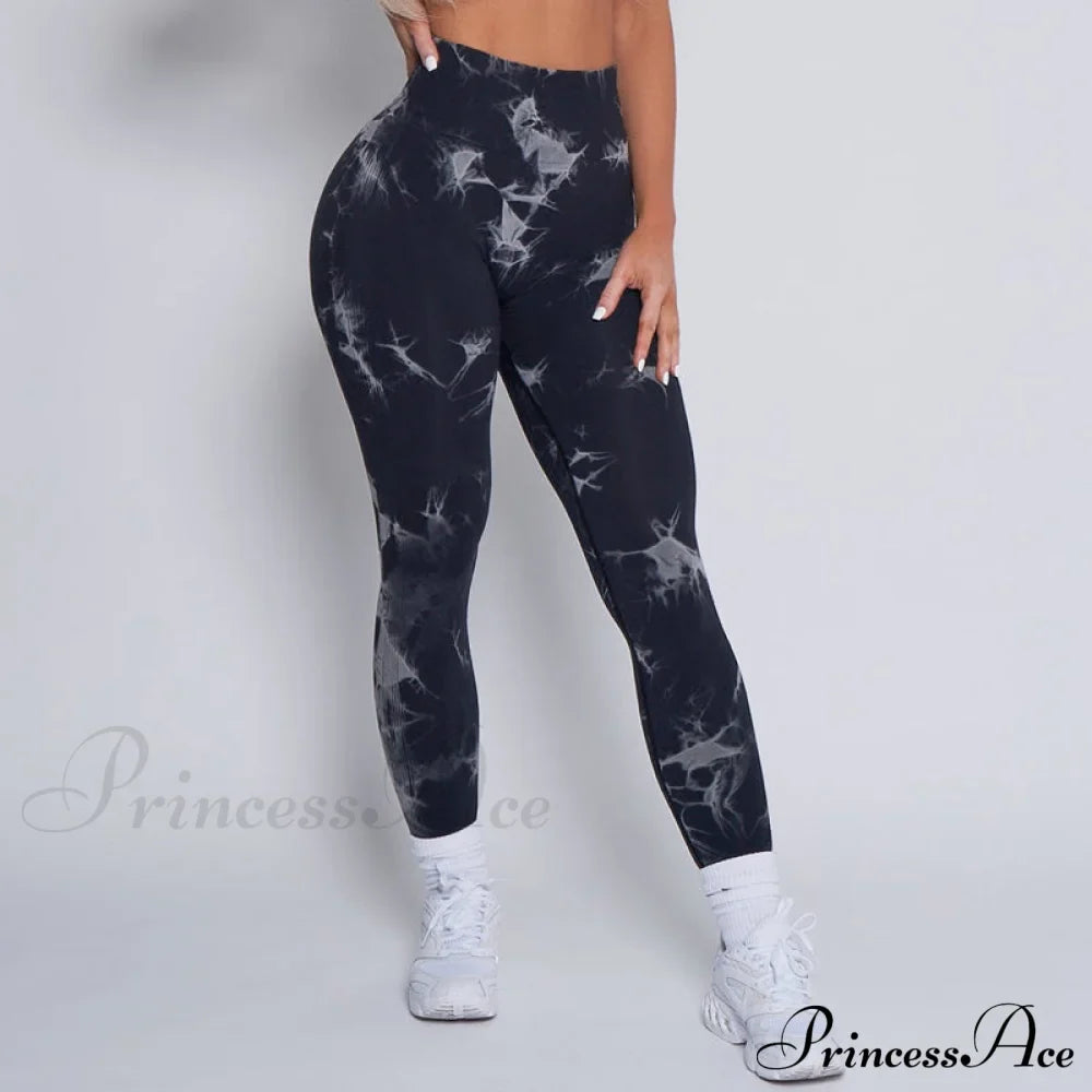 New Lightning Marble Scrunch Butt Leggings