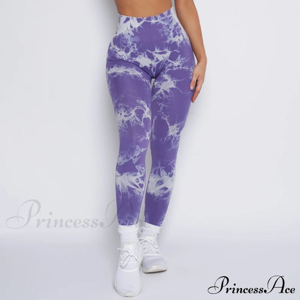 New Lightning Marble Scrunch Butt Leggings