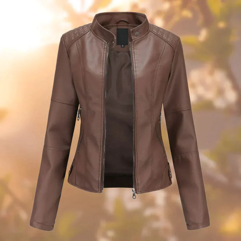Niki – Veste en similicuir femme style motard
