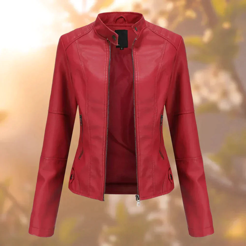 Niki – Veste en similicuir femme style motard