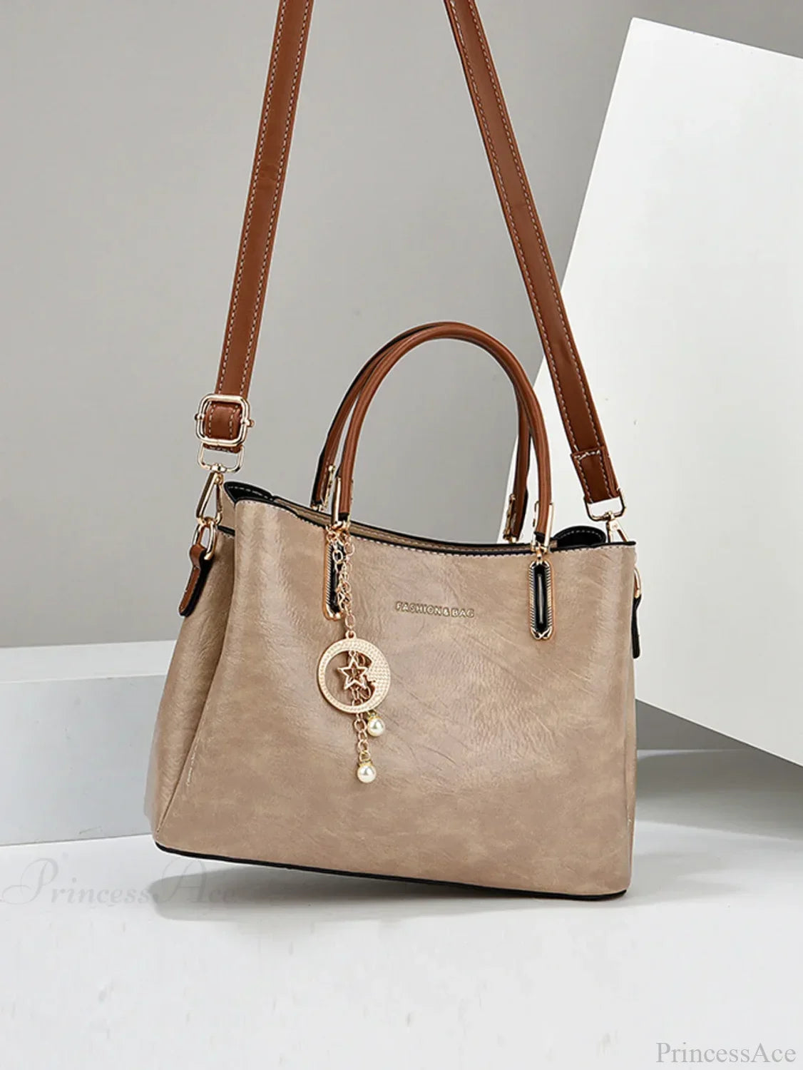 Pure Color Simple Senior Women's Crossbody Handbag