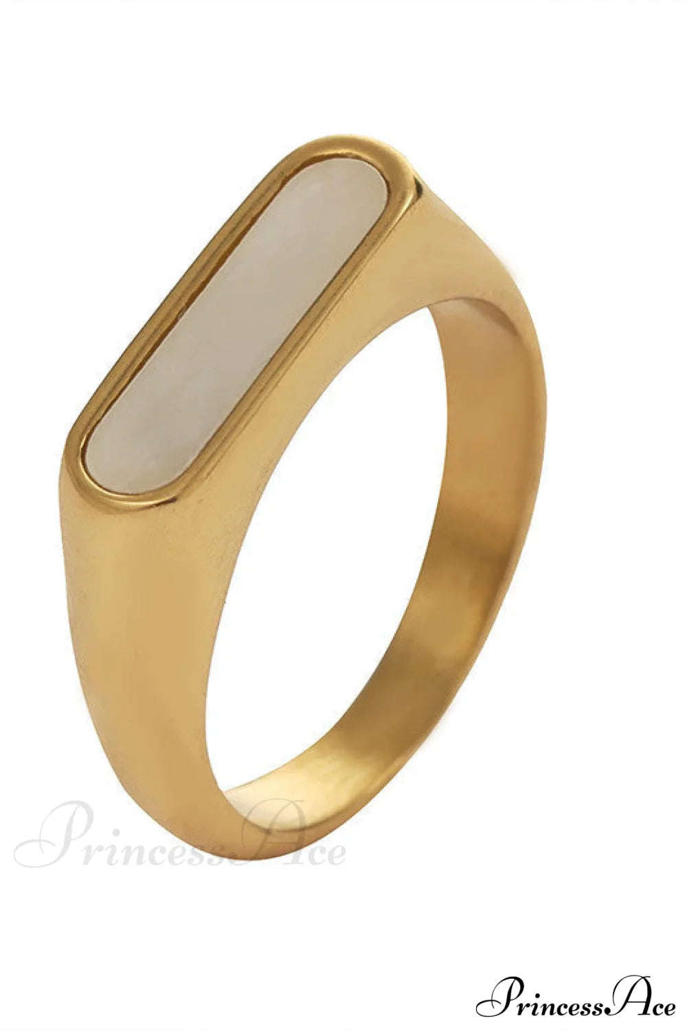 Retro-Stil Edelstahl Bunte Opalringe