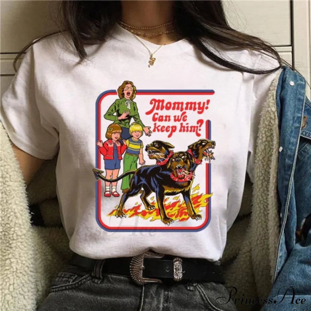 Satan Horror Demon Death Scary Devil Funny T-shirt