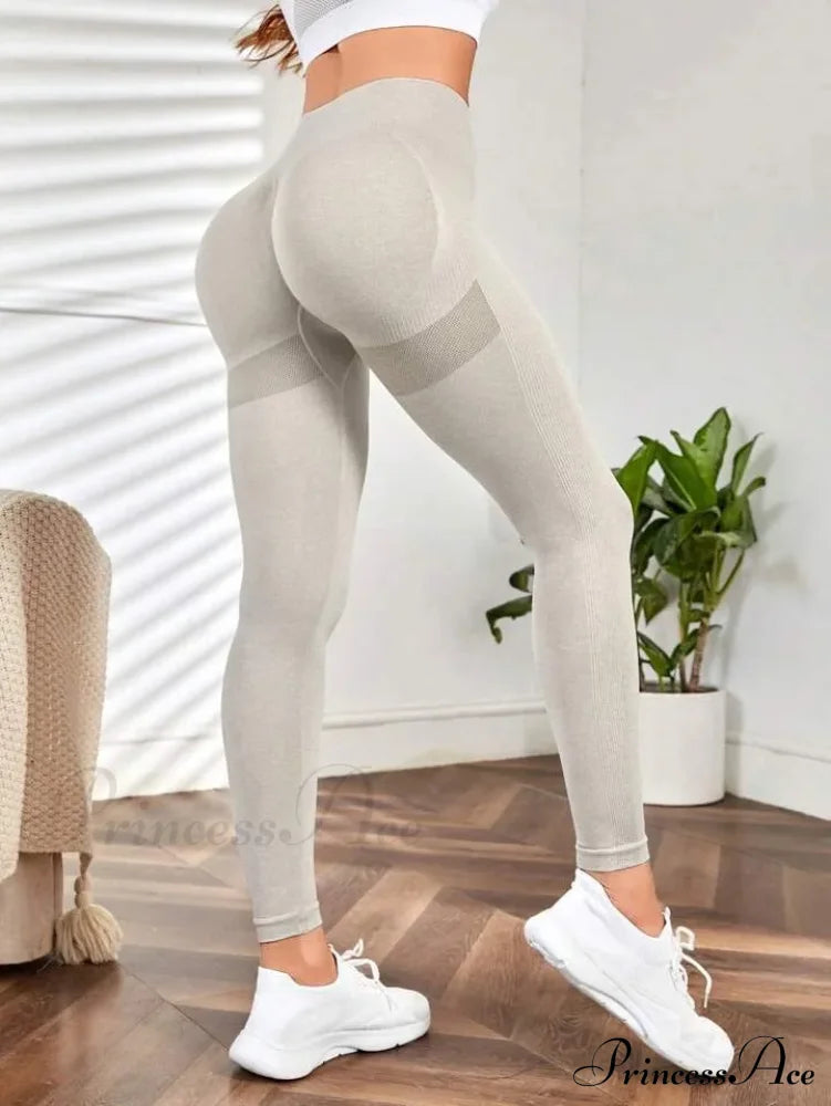 Seamless Elastic Butt Lifting Yoga Tights Legging