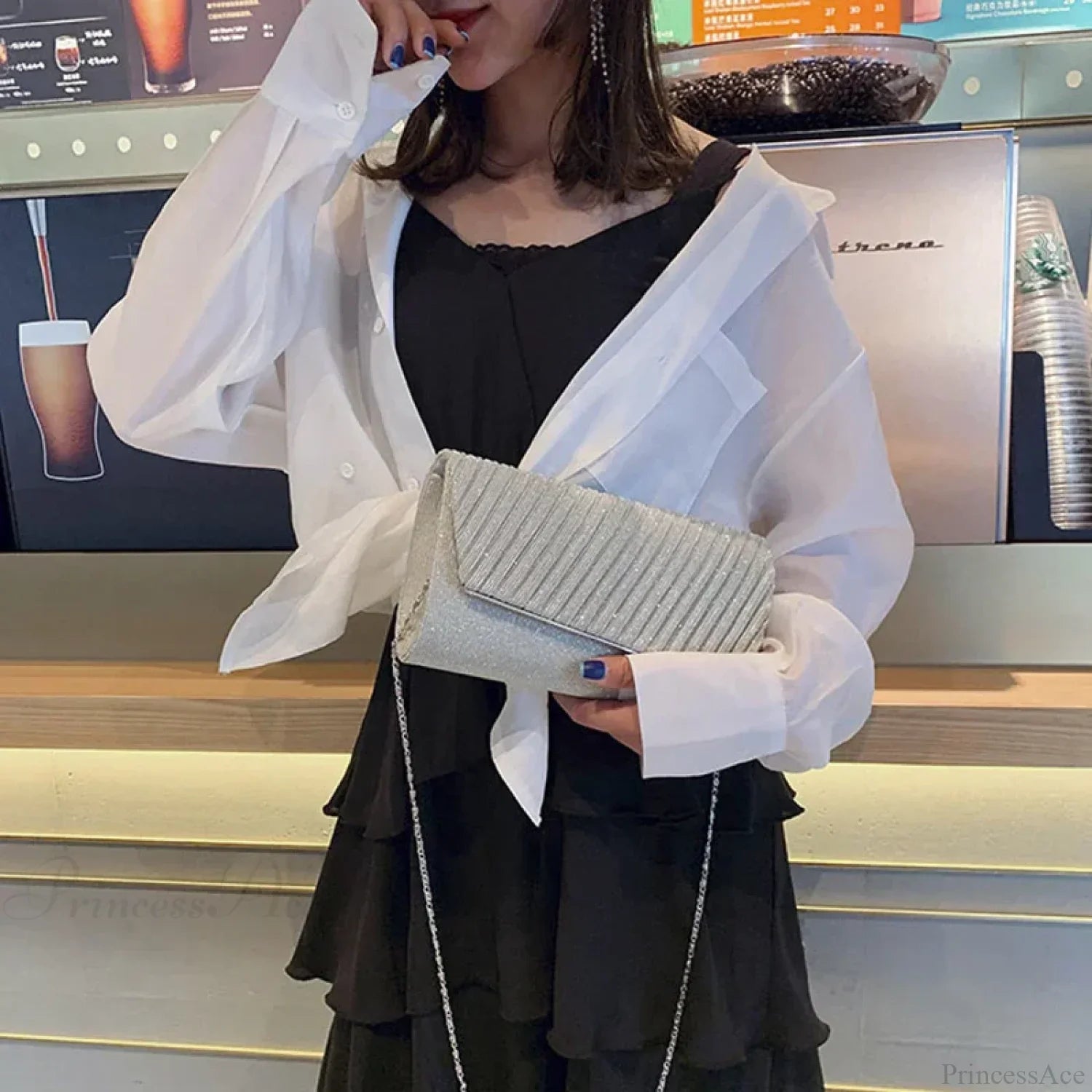 Sequin Clutch Wedding Party Wristlet