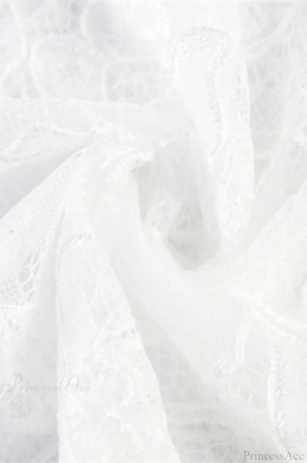 Durchscheinender Maxirock aus Blumen-Spitze