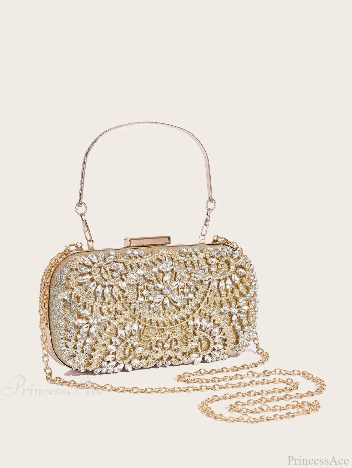 Shiny Corduroy Fashionable Dinner Party Wedding Clutch Bag