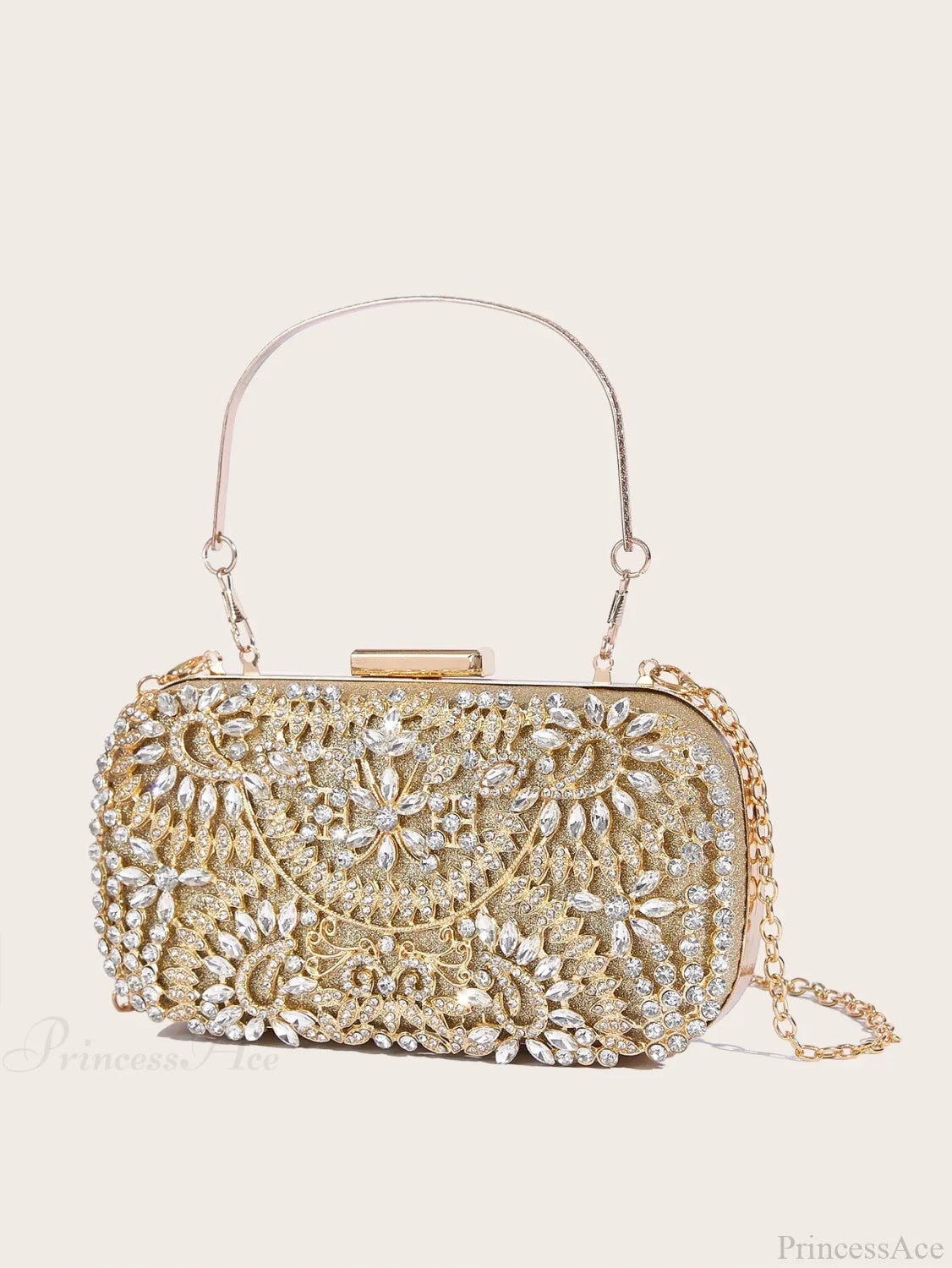 Shiny Corduroy Fashionable Dinner Party Wedding Clutch Bag