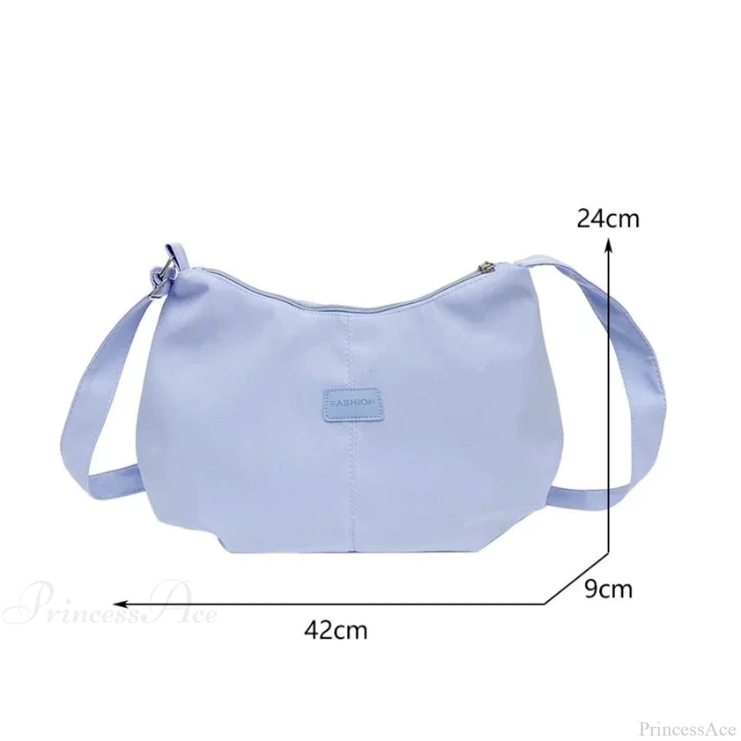 Simple College Style Nylon Large Crossbody