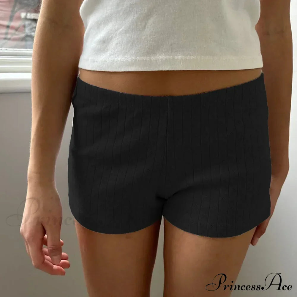 Pigiama corto aderente stile retrò carino con bottoni sul davanti e vita elastica tinta unita