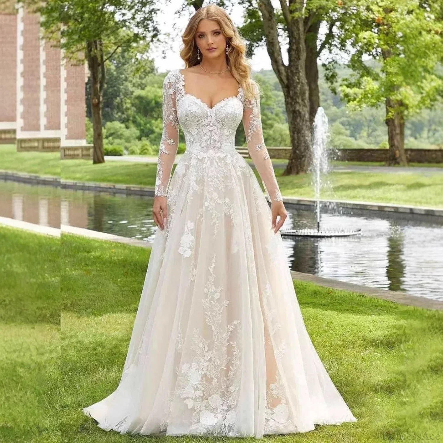 Slim Off-Shoulder Satin Wedding Dress