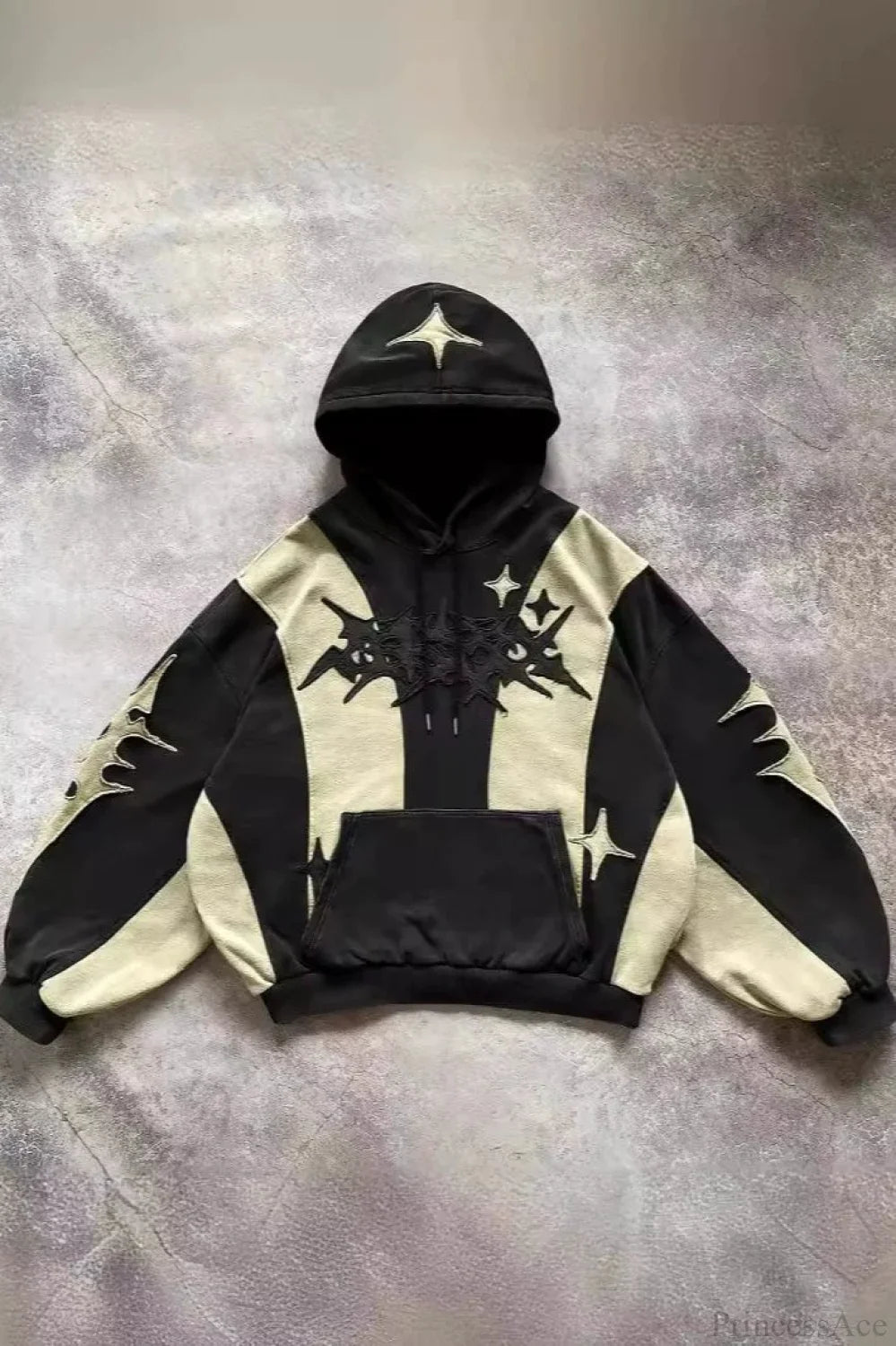 Street Y2K Collage Loose Hoodie