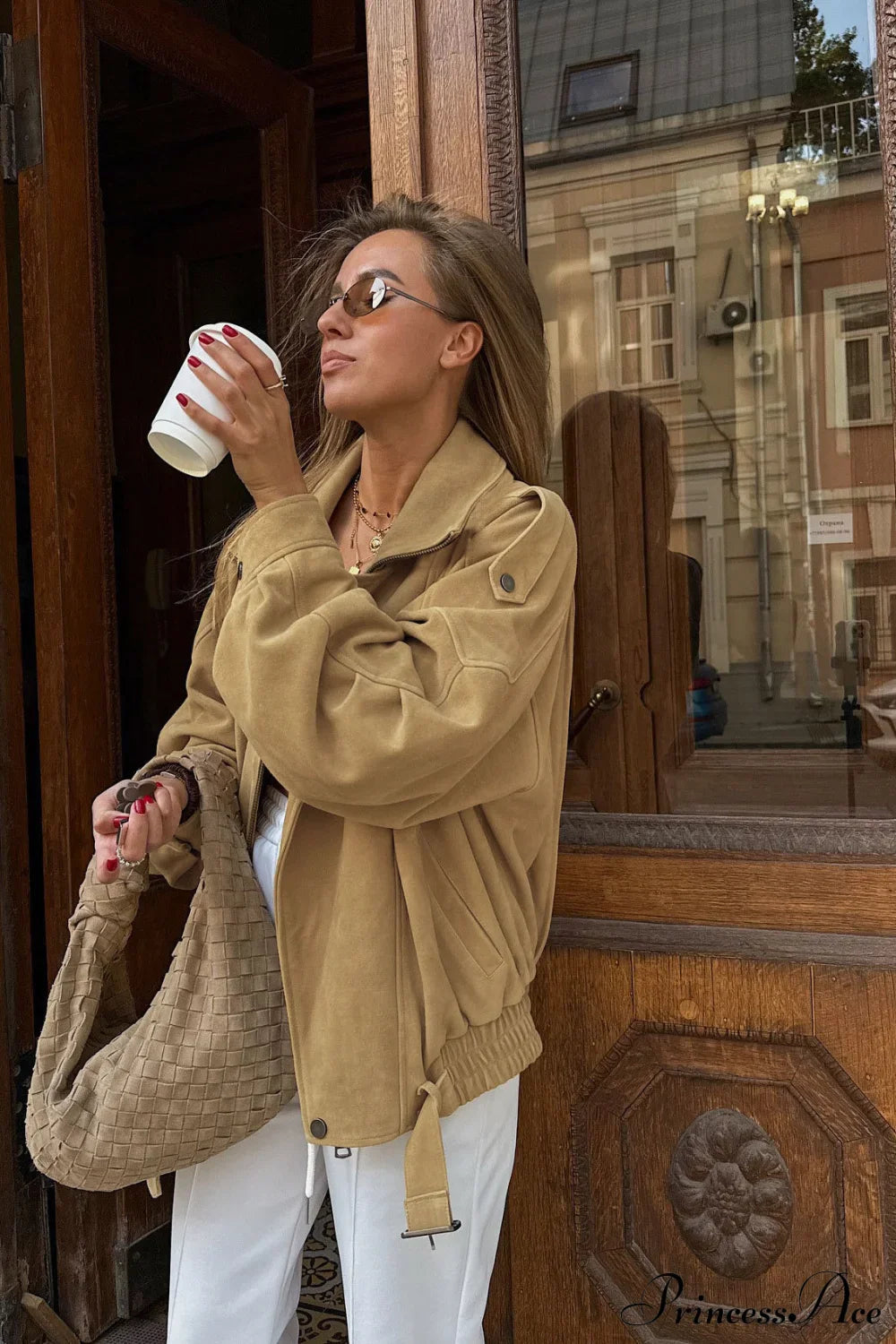 Suede Jacket Style Stylish Coat