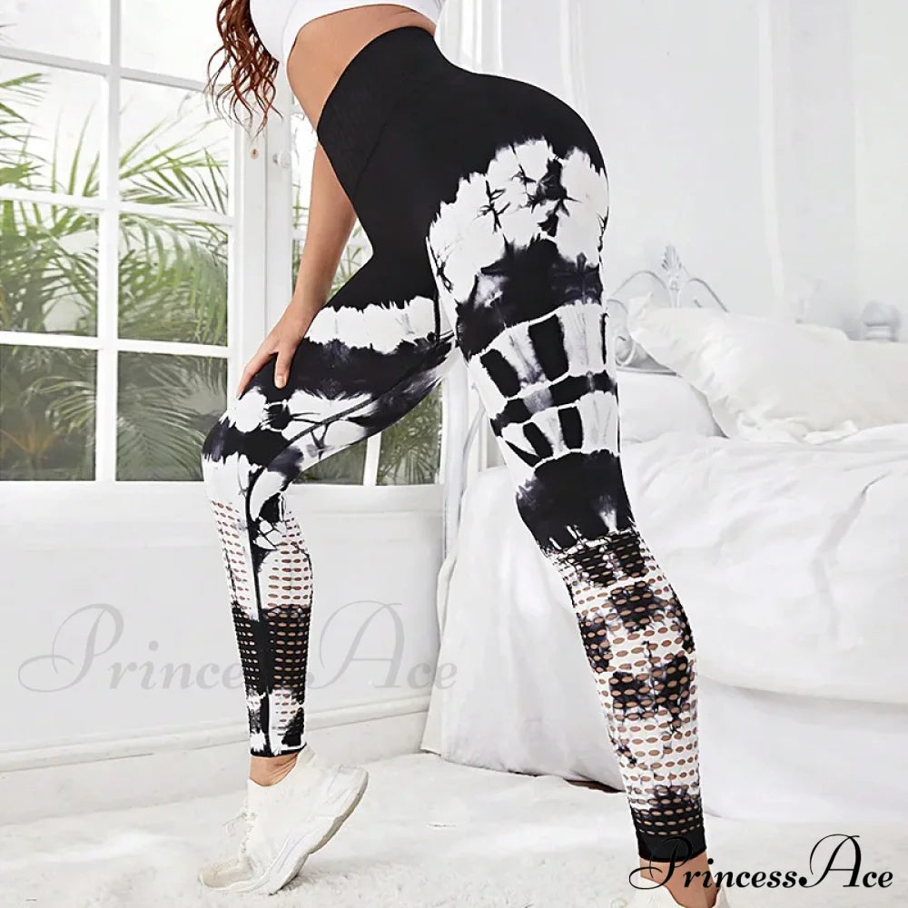 Tie Dyed Out High Waist Fitness Gym Legging