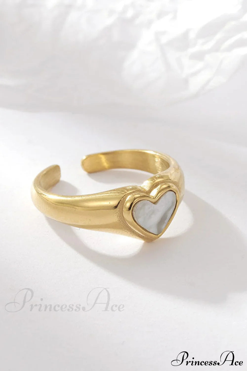 Titanium Steel Fashion Romantic Heart Rings