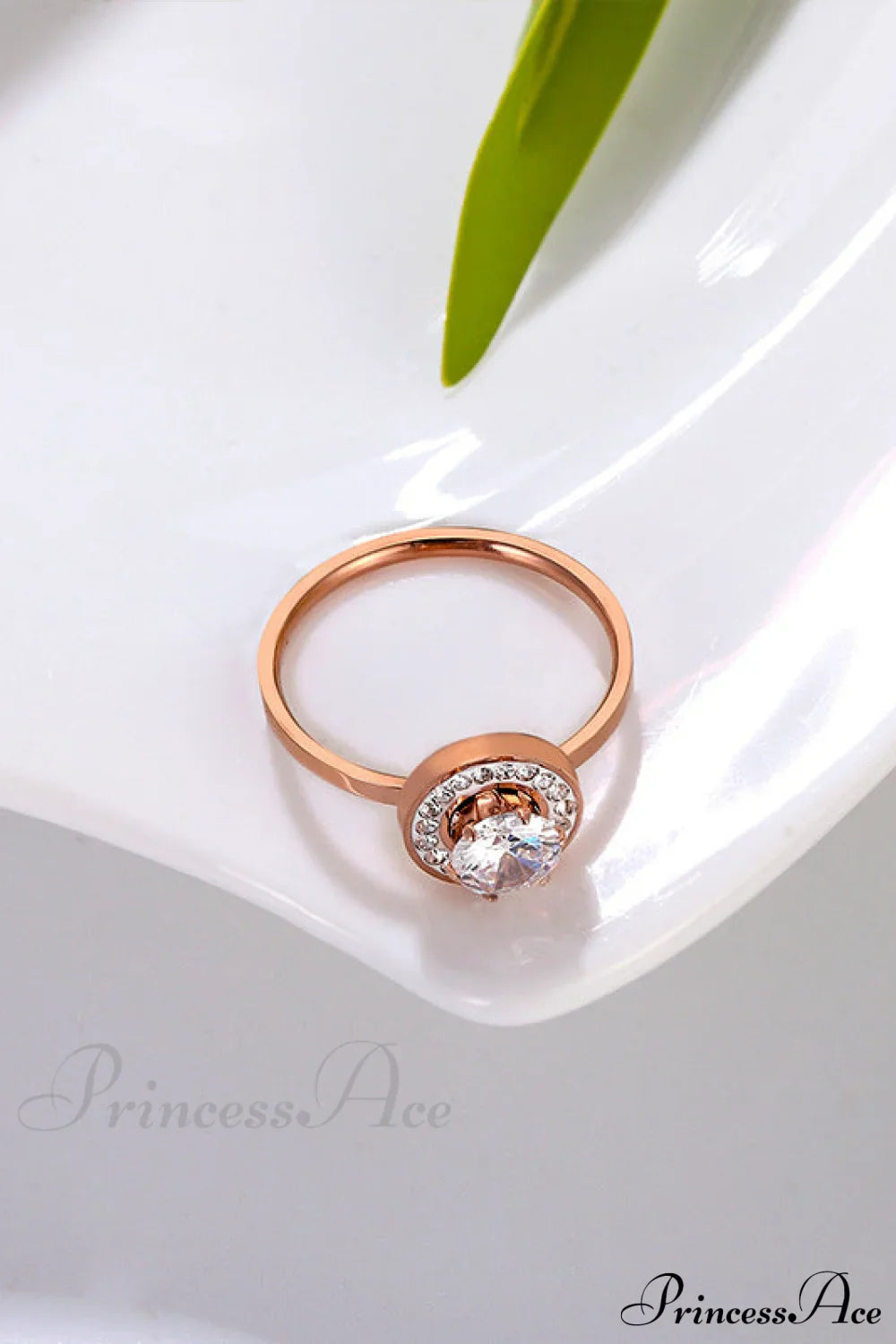 Titanstahl glänzender Diamant Creolenring