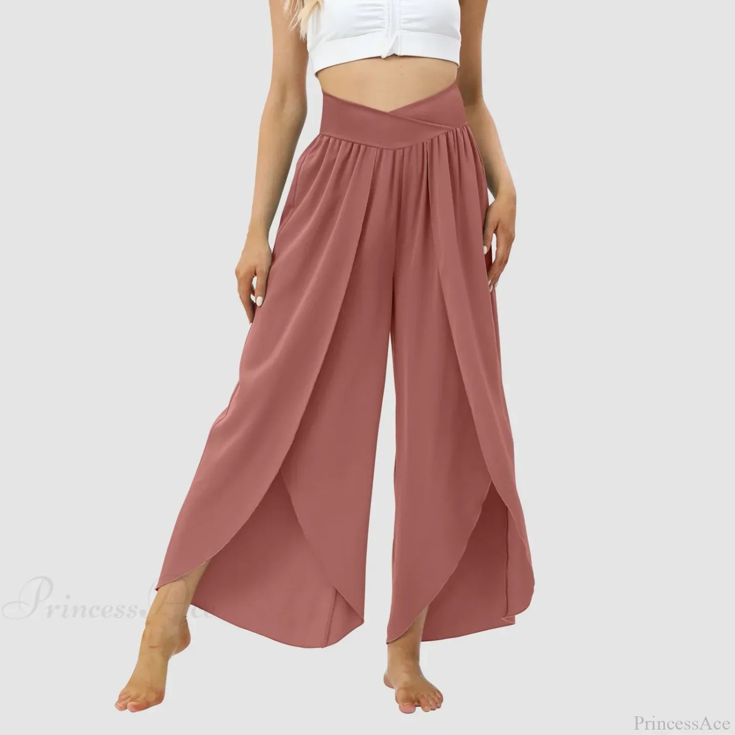 Tulle Ruffled Pleated Summer Pants