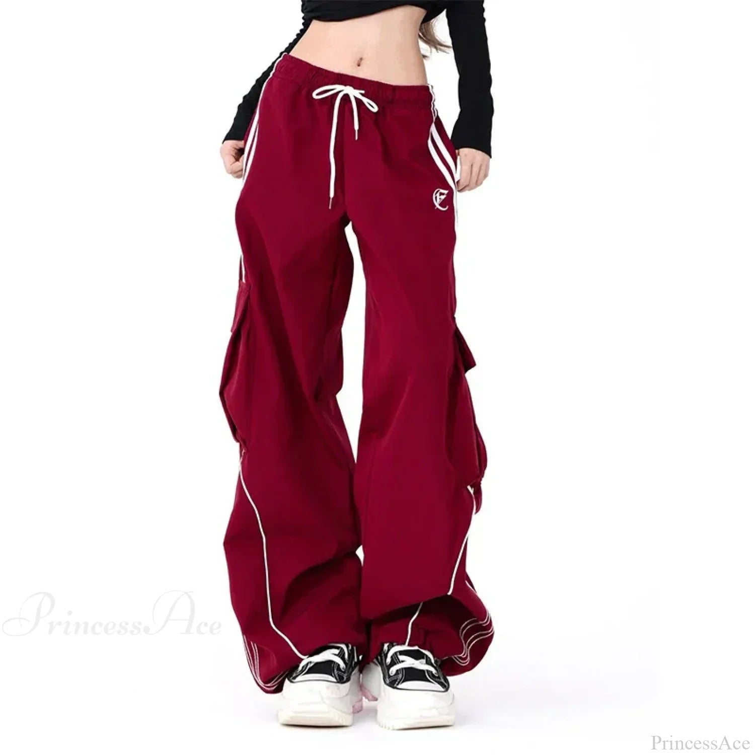 Vintage Stripe Hip Hop Cargo Pants