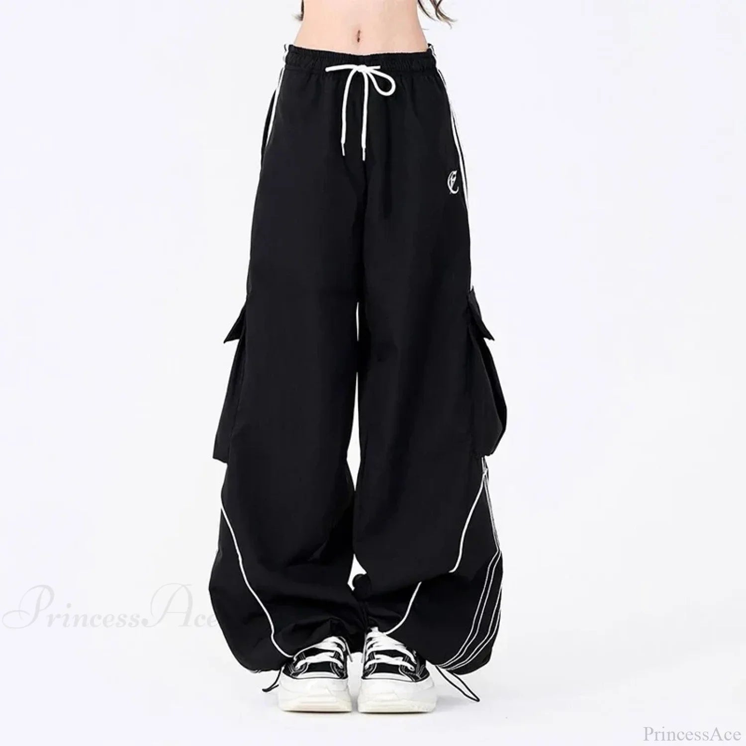 Vintage Stripe Hip Hop Cargo Pants