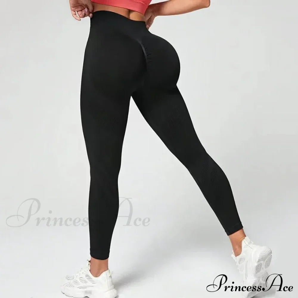 Waist Seamless Fitness Fashion Knitting Slim Legging