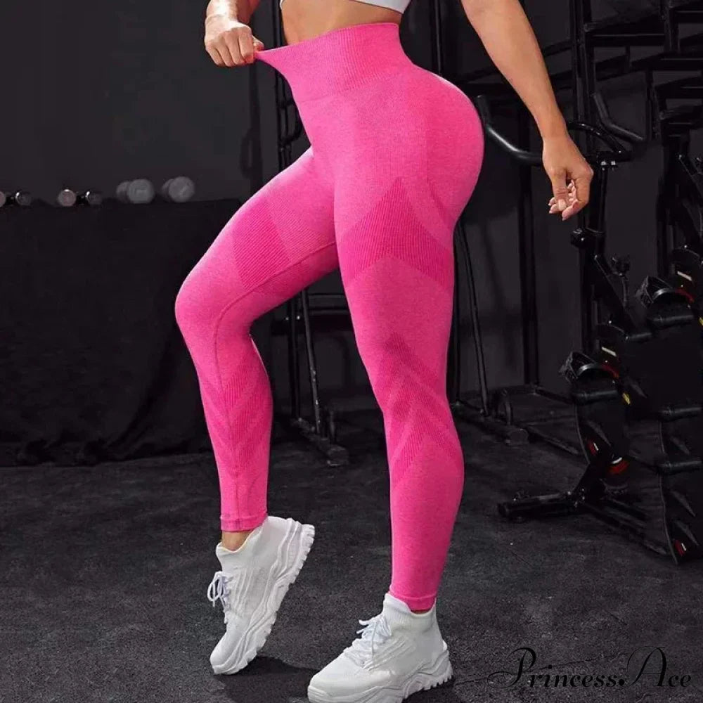 Waist Seamless Fitness Fashion Knitting Slim Legging