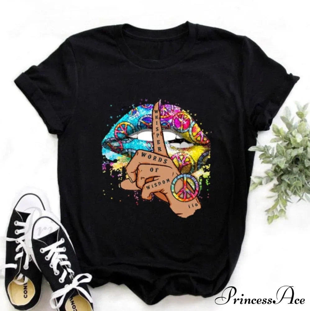 T-shirt décontracté à motif floral