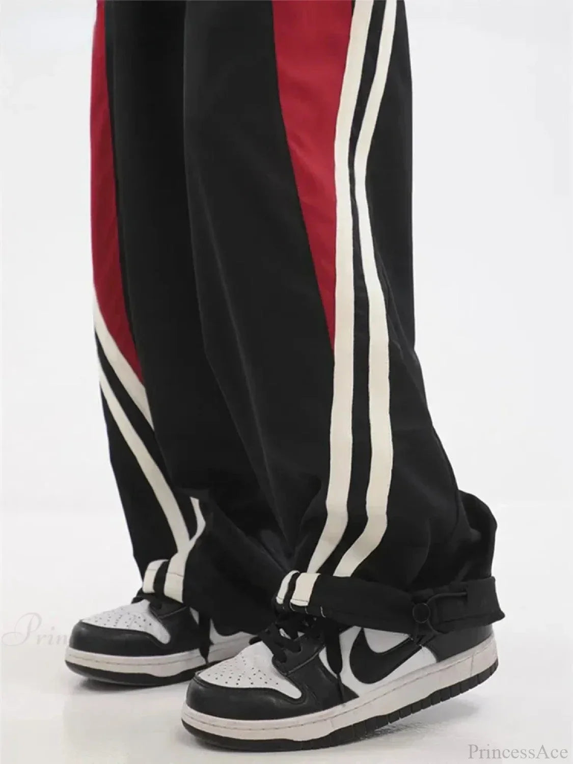 Pantalones Holgados Negros Y2K Oversize