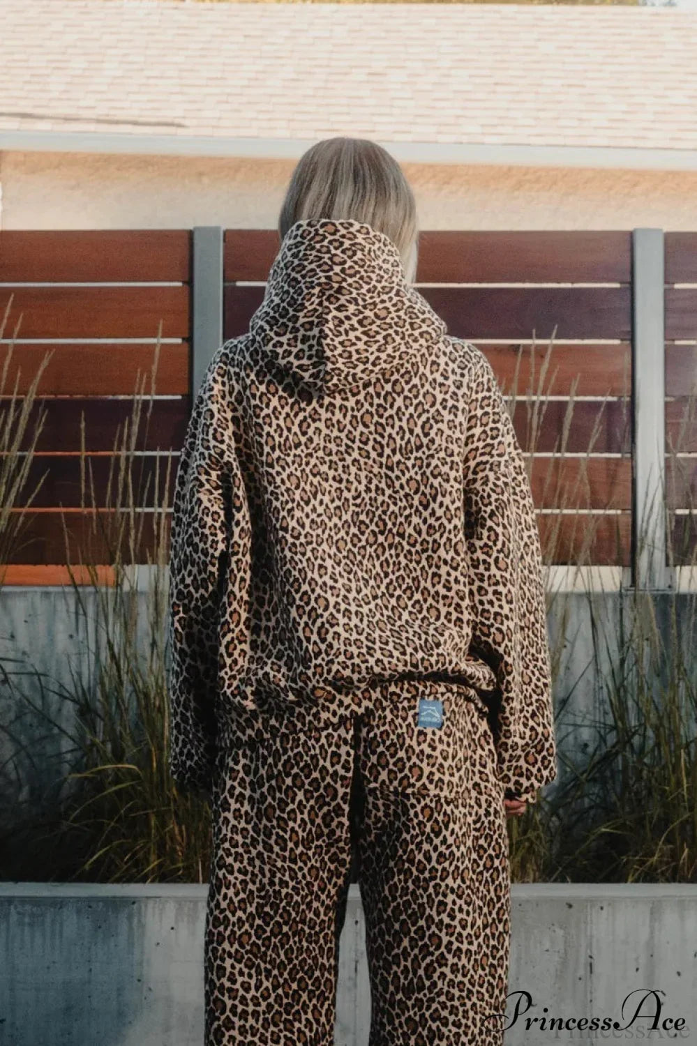 Y2K Leopard Print Hip-Hop Hoodie