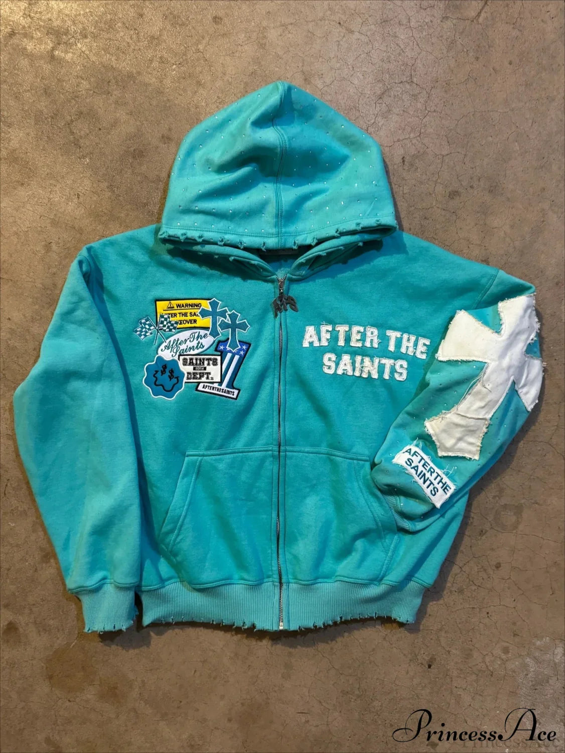 Y2K Letter Print Street Casual Hoodie
