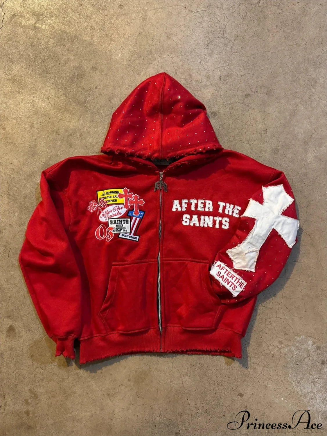 Y2K Letter Print Street Casual Hoodie