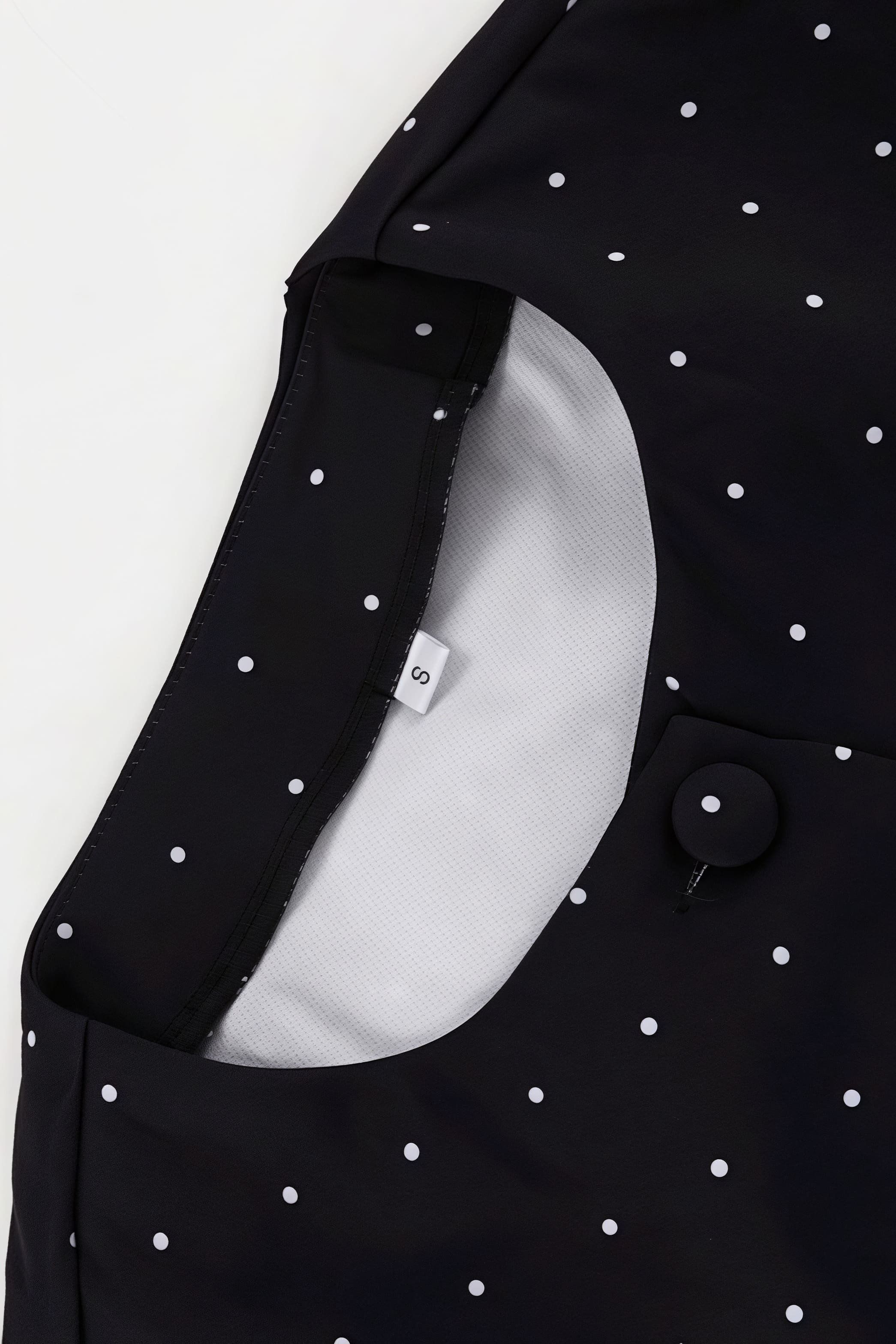 Polka Dot Print Short Sleeve Bodycon Skirt  Set