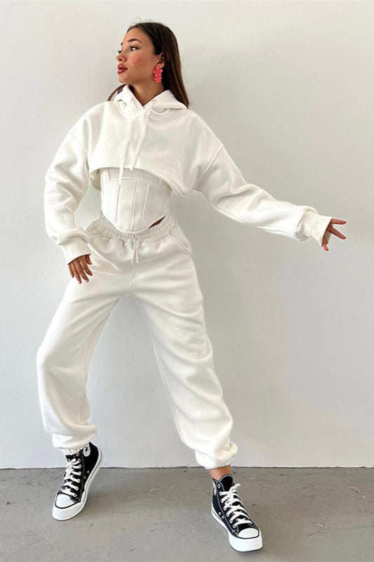 Tank Asymmetrisches Saum Dreiteiliges Set