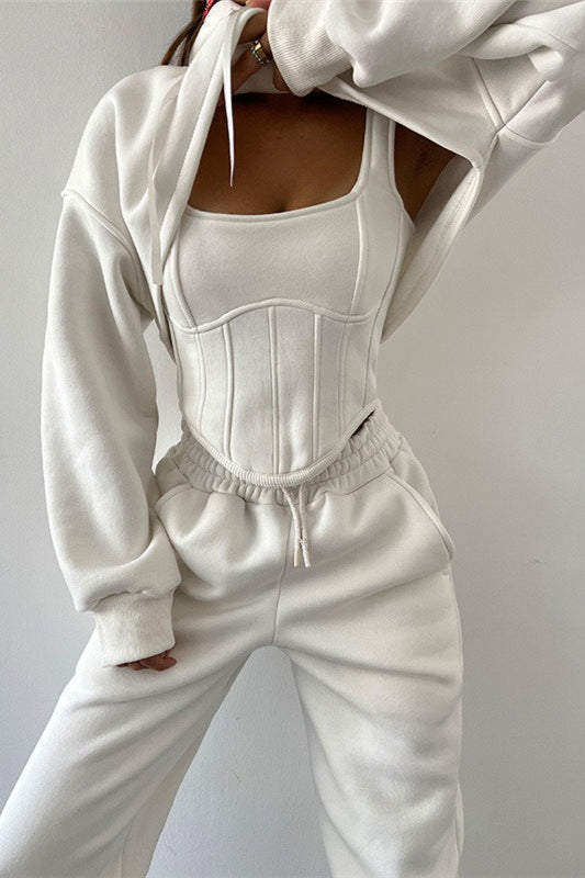 Tank Asymmetrisches Saum Dreiteiliges Set