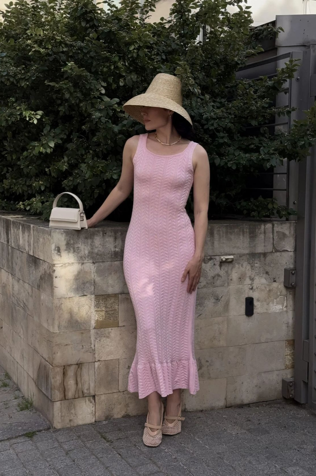 Francouzské stylové zeštíhlující šaty s výstřihem do V v bohémském stylu