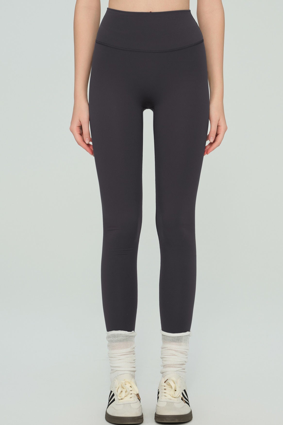 Leggings modellanti a vita alta foderati in pile