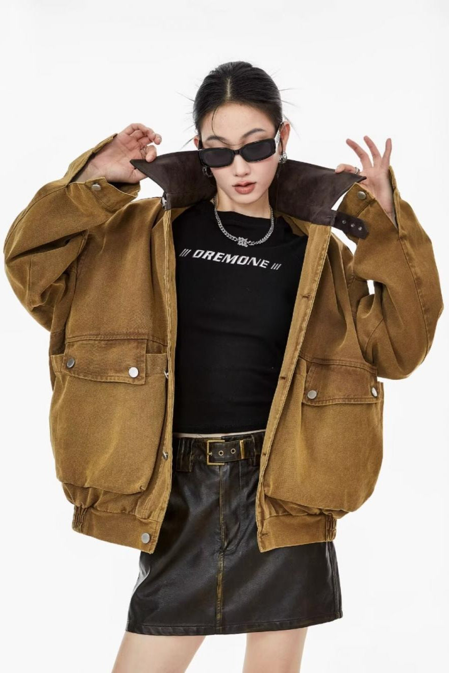 Relaxed Fit Workwear Pocket Jacket