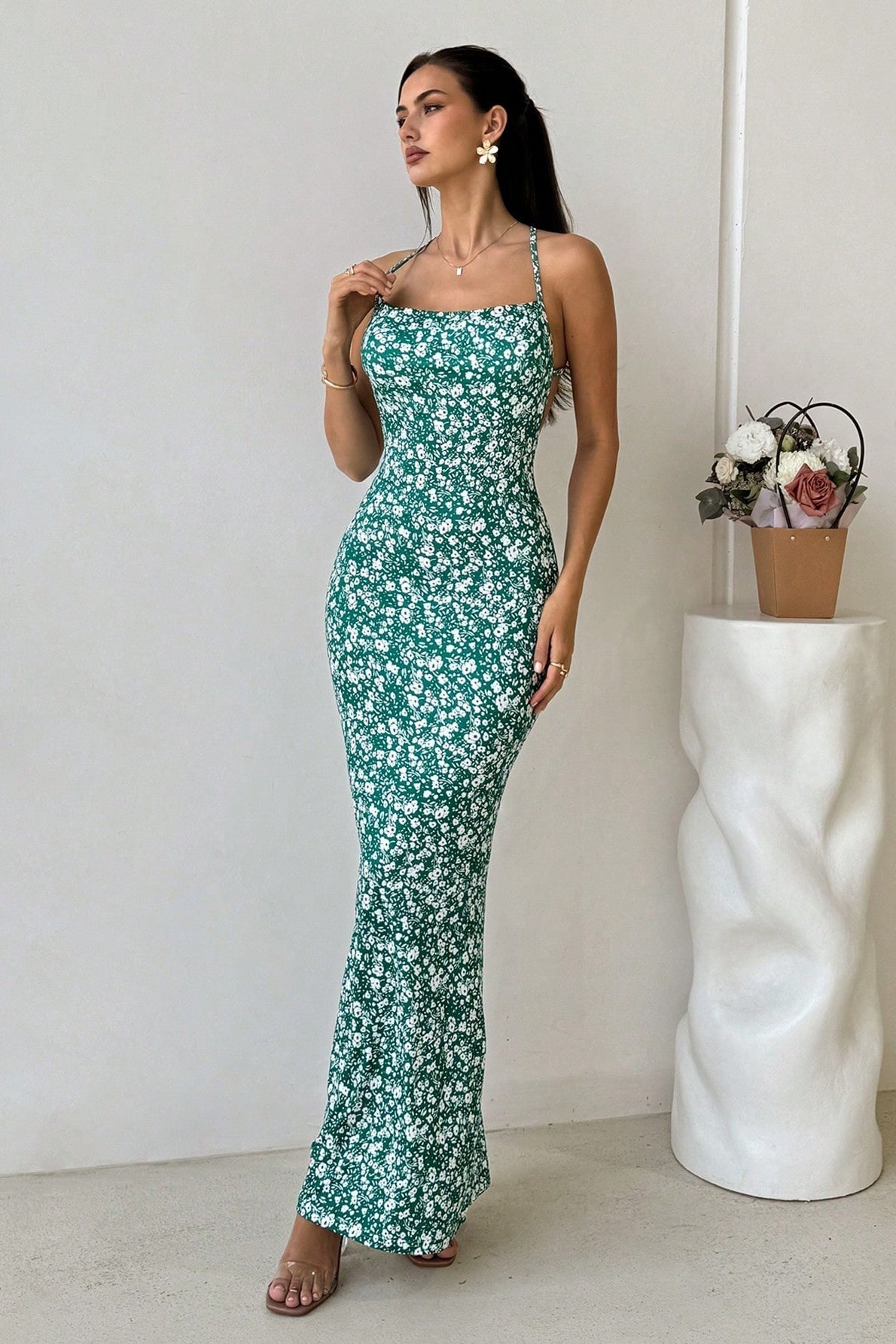 Robe fleurie à dos ouvert Cami Sweet