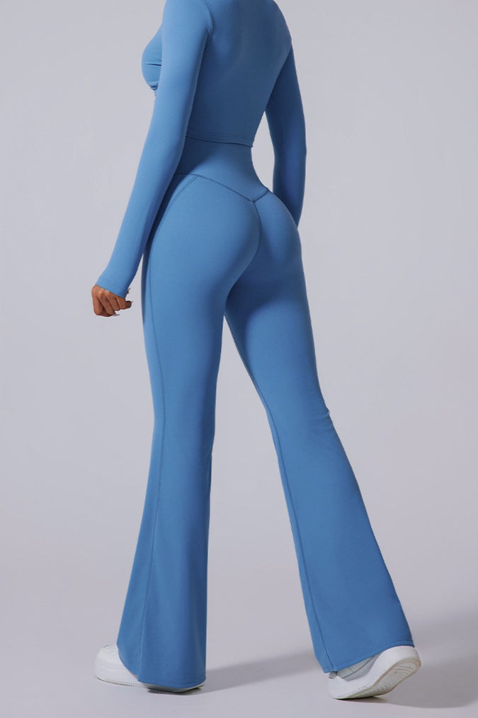 V-Waist Brushed Booty Lifting Workout Leggings