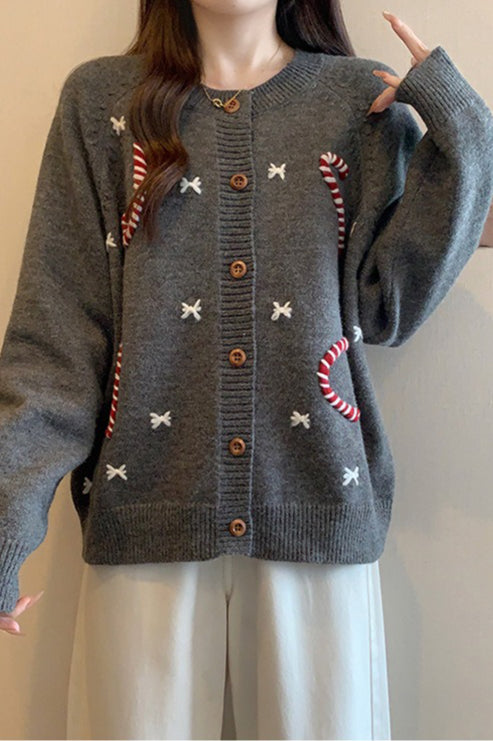 Soft Crochet Knit Cardigan