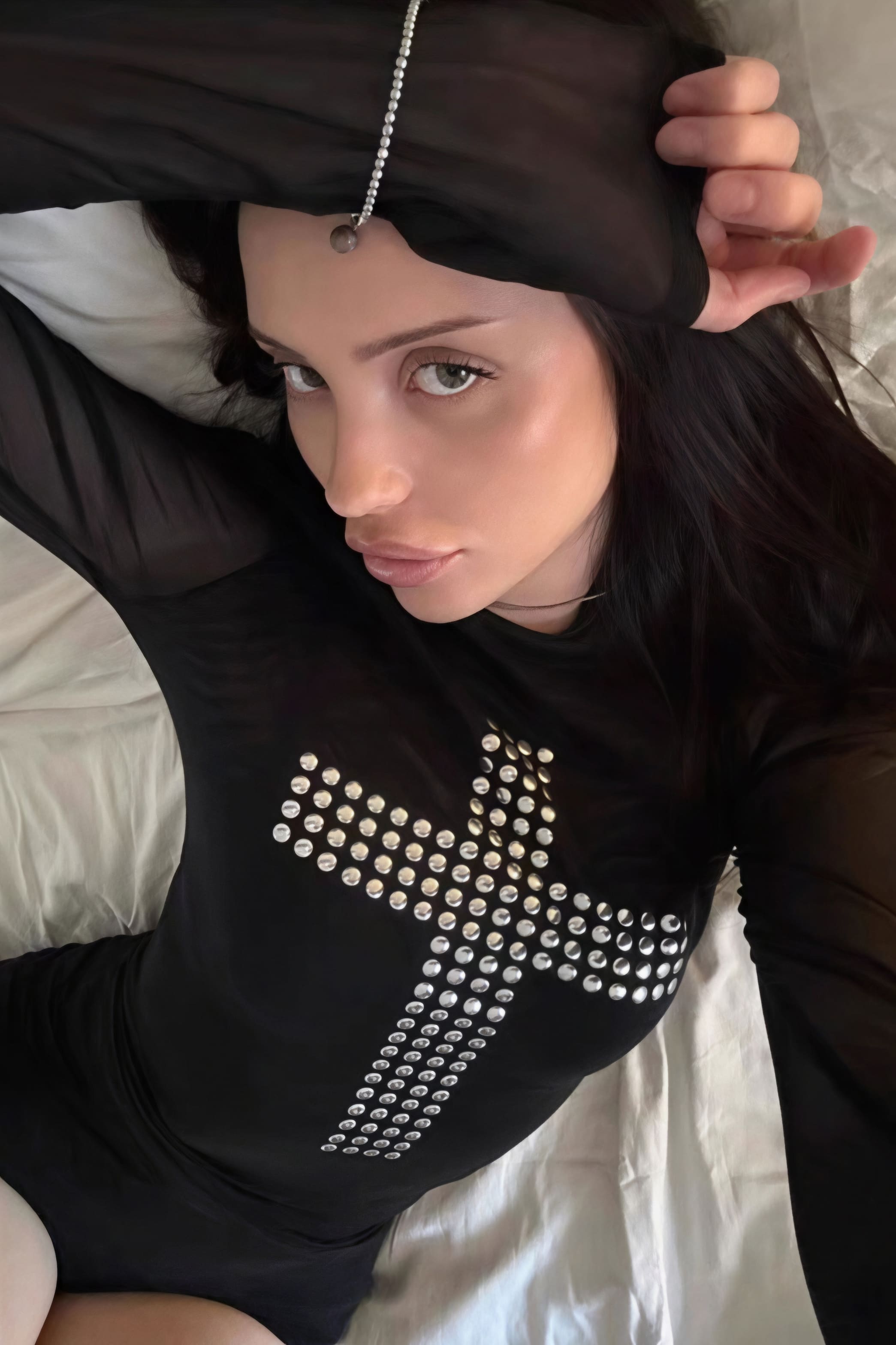 Trendy Print Sexy Slim Crew Neck Blouse