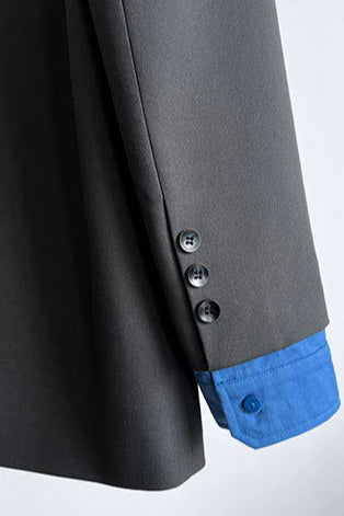 Elegantní neformální sako s barevnými bloky