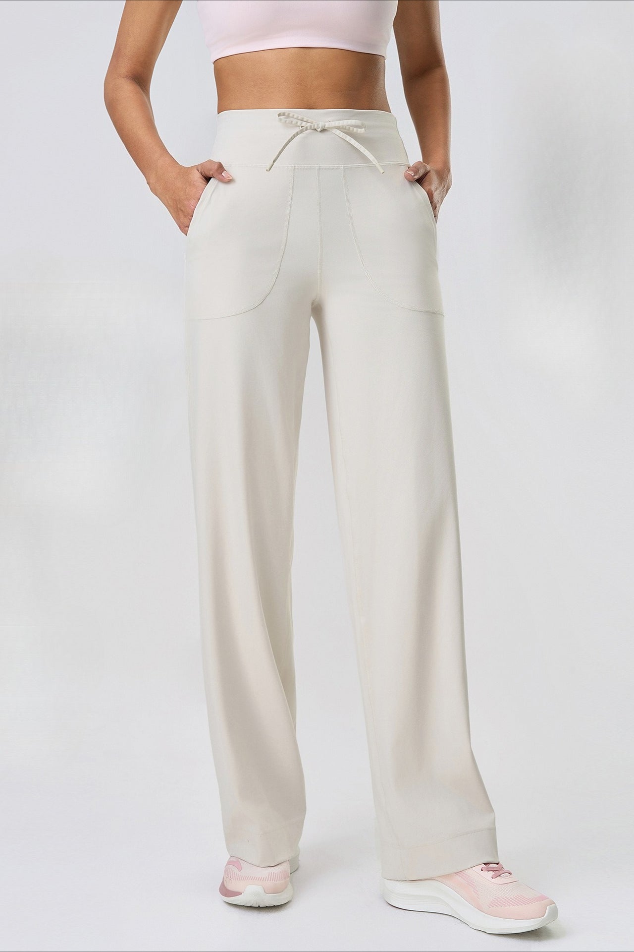 Leggings da yoga a gamba dritta elasticizzati per comfort prolungato