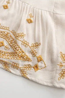 Vestido bohemio midi floral de manga larga