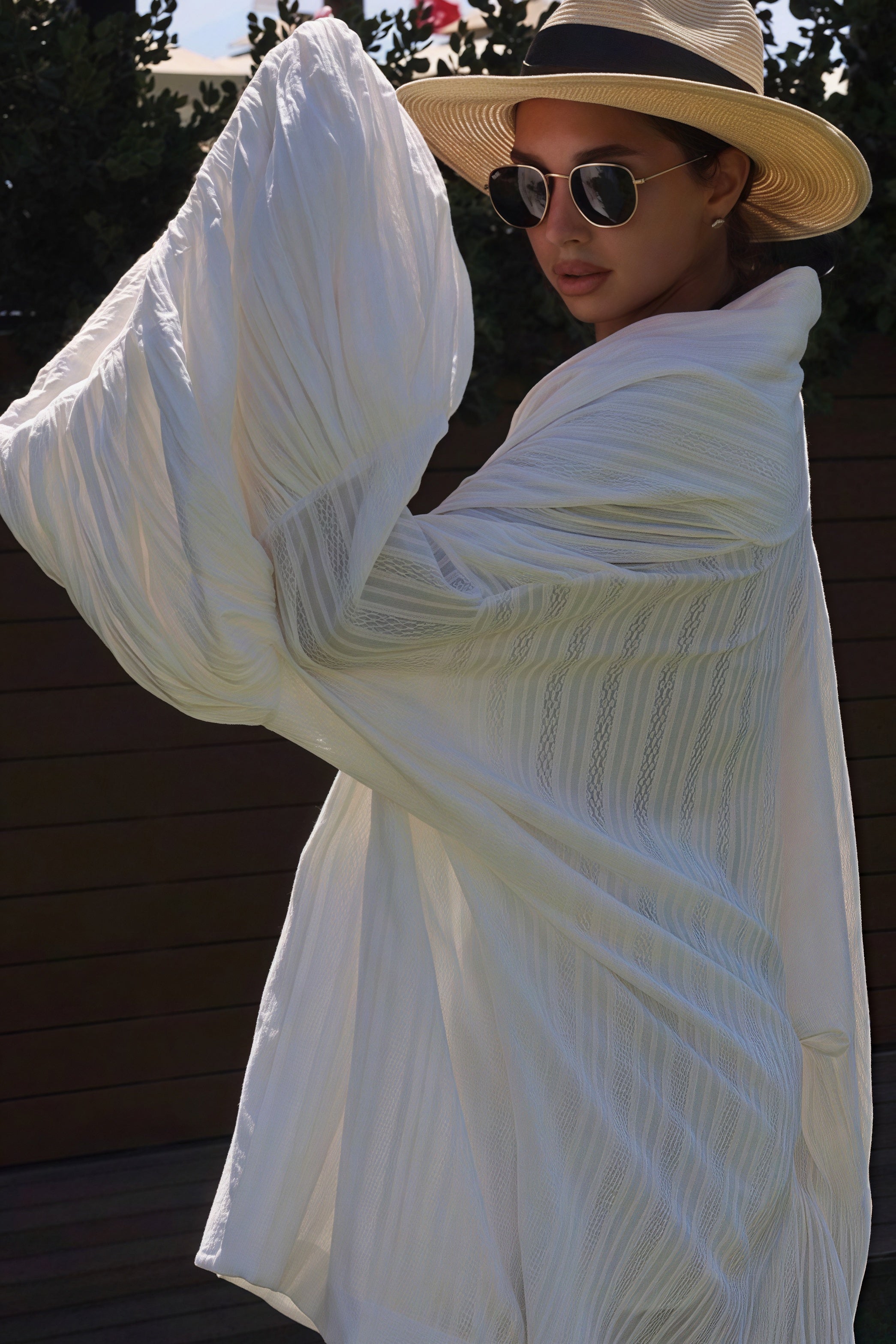 Solid Tie Loose Cutout Two Piece Set