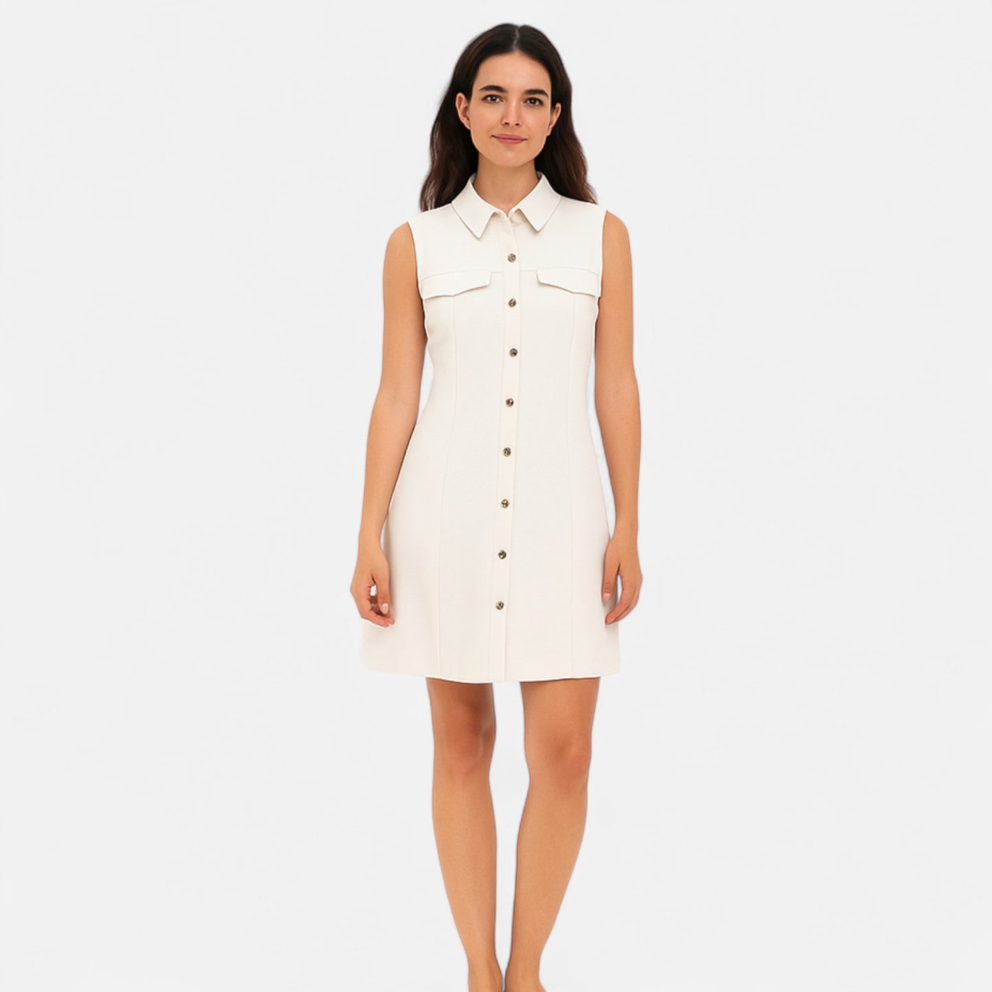 Viventi | Robe Mini Décontractée pour Femme – Légèreté Printanière, Charme Naturel