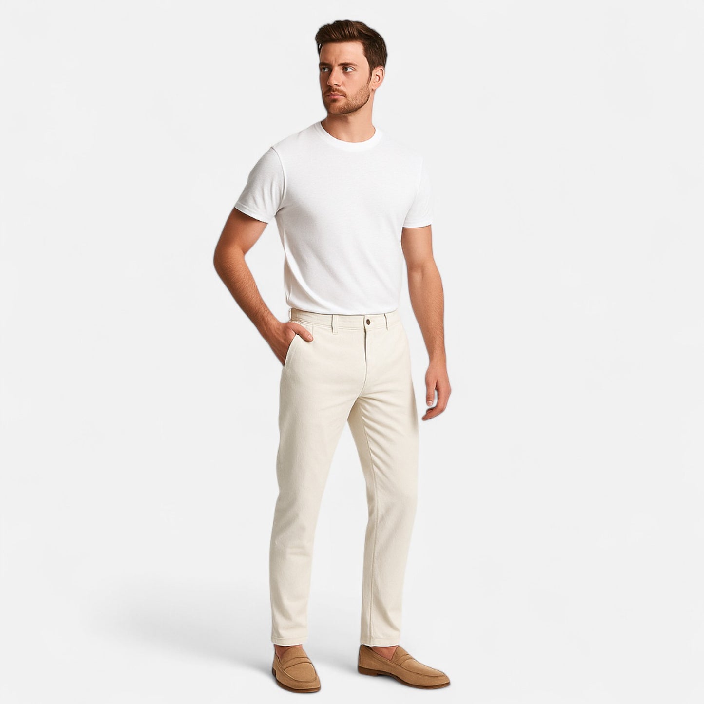 Viventi | Pantalon en Lin pour Homme – Légèreté Naturelle, Style Sans Effort
