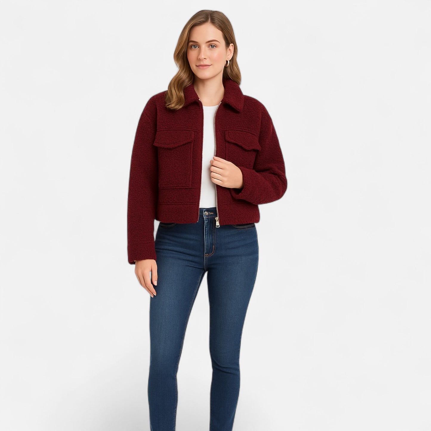 Viventi | Blouson Bomber Zippé pour Femme – Style Contemporain, Confort Quotidien