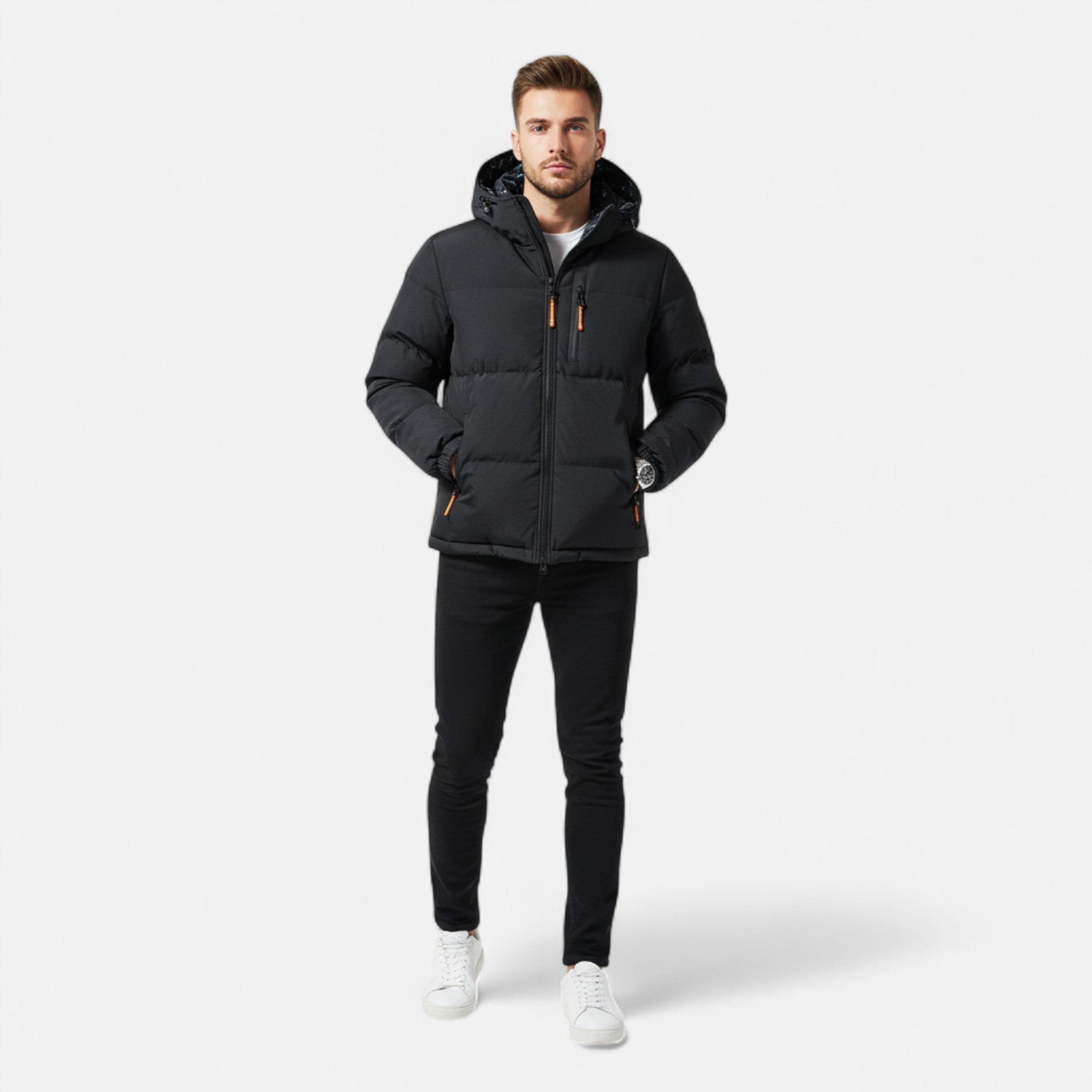 Veroux Mode Doudoune matelassée déperlante Homme