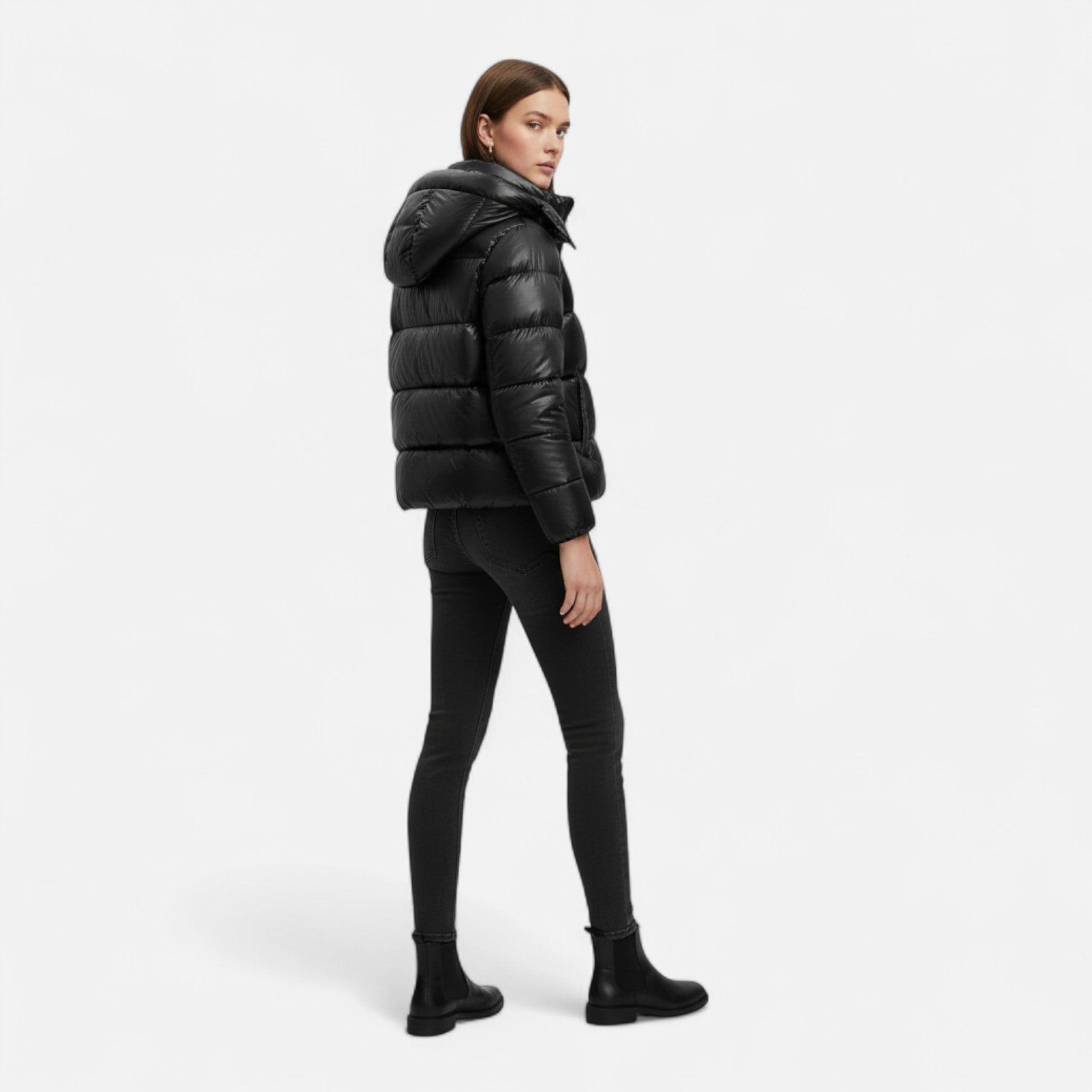 Veroux Mode Doudoune femme coupe ajustée légère et chaude